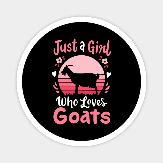 Goats Goat Lover Farmer Retro Magnet by CreativeGiftShop